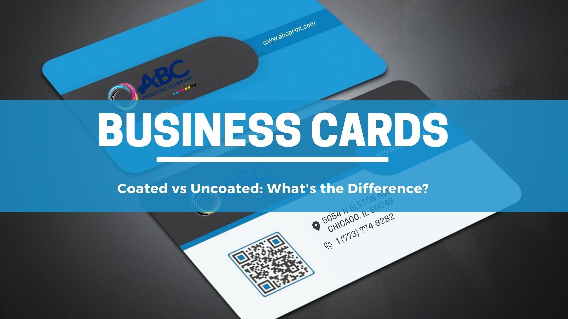 Coated vs Uncoated Business Cards: What's the difference?